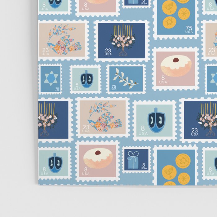 Hanukkah Stamps Poster Gallery Image 3
