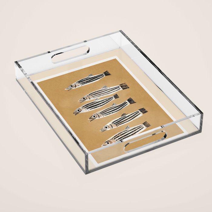 Minimal Fish Study Acrylic Tray Gallery Image 1