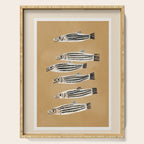 Minimal Fish Study Serving Tray Gallery Image 1