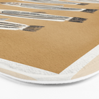 Minimal Fish Study Bath Mat Gallery Image 3