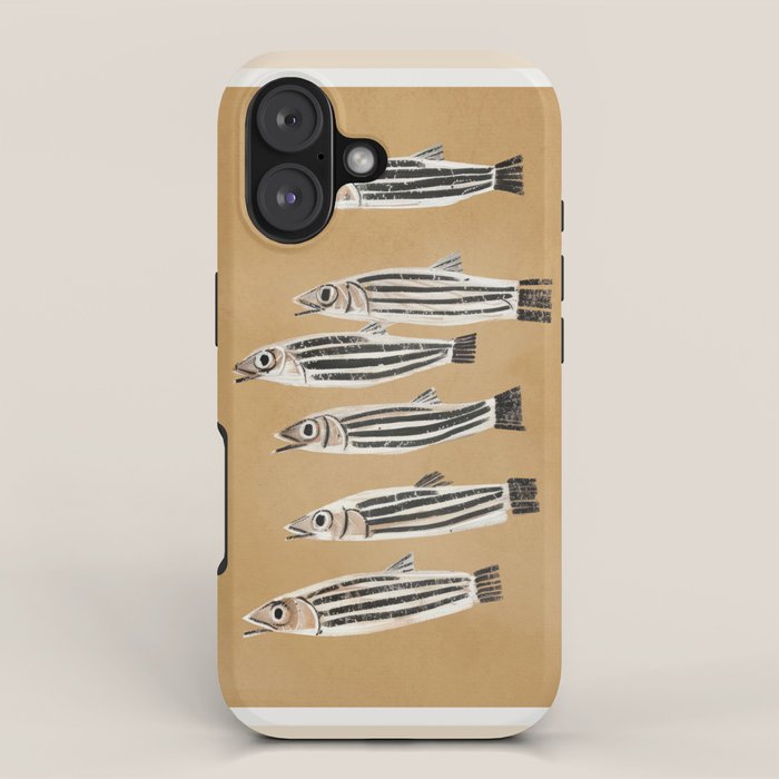 Minimal Fish Study iPhone Case Gallery Image 1