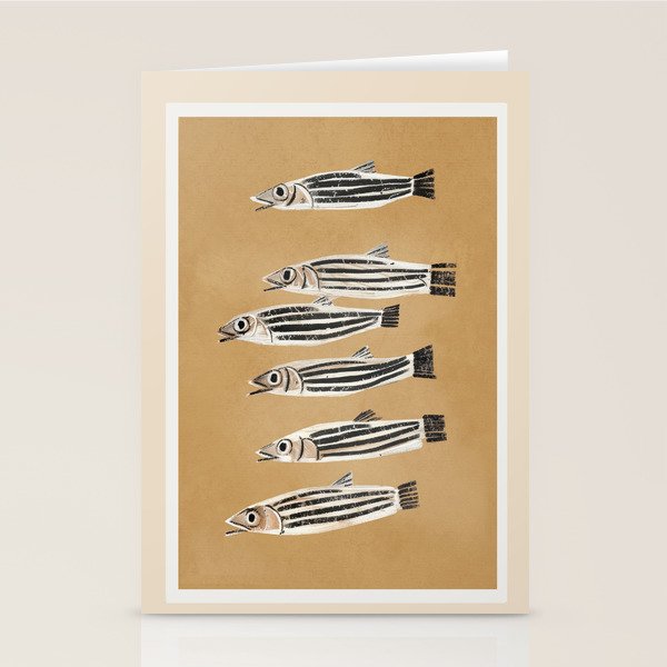 Minimal Fish Study Stationery Card Gallery Image 2