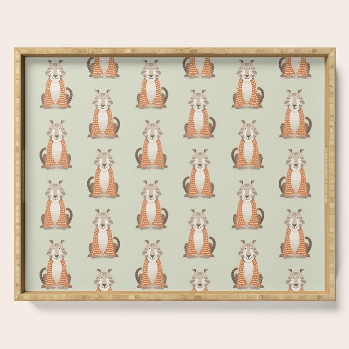 Whimsical Tiger Serving Tray Gallery Image 1