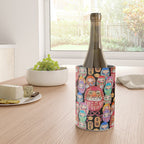 Japanese Tiger Daruma with small Darumas Wine Chiller Gallery Image 4