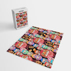 Japanese Tiger Daruma with small Darumas Jigsaw Puzzle Gallery Image 2