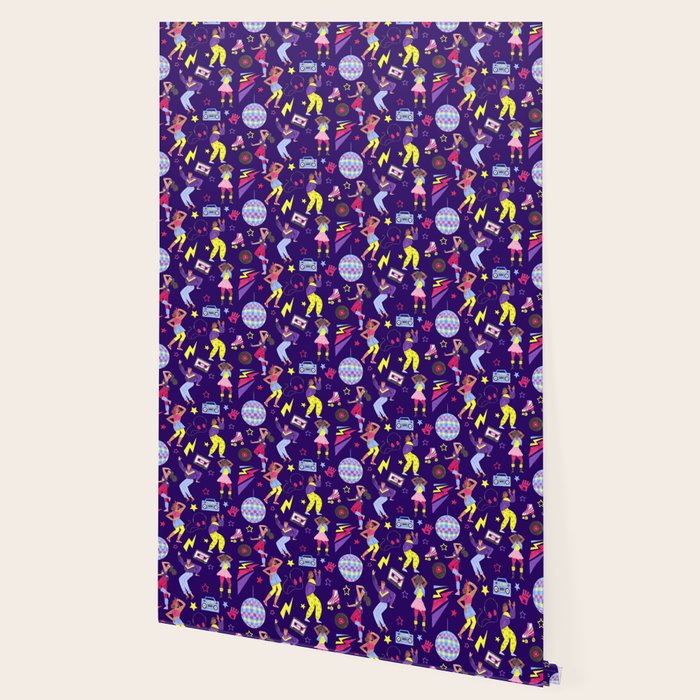 Disco people pattern Wallpaper Gallery Image 2