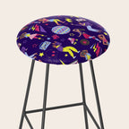 Disco people pattern Stool Gallery Image 2