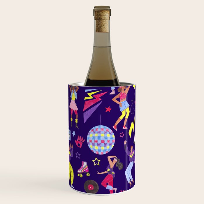 Disco people pattern Wine Chiller Gallery Image 1