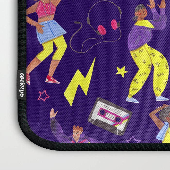Disco people pattern Laptop Sleeve Gallery Image 3