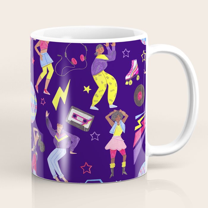 Disco people pattern Coffee Mug Gallery Image 1