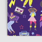 Disco people pattern Poster Gallery Image 3