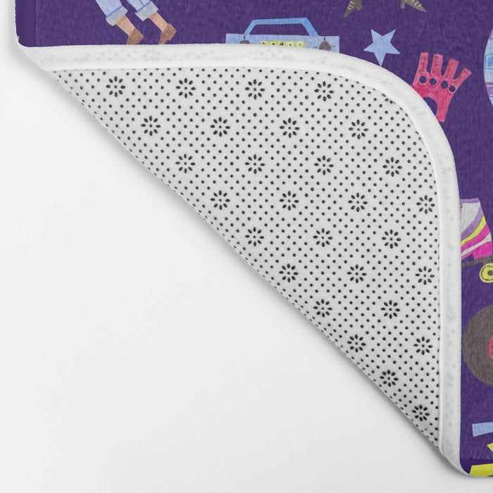 Disco people pattern Bath Mat Gallery Image 2