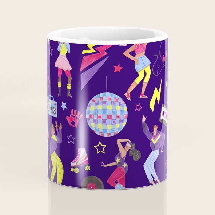 Disco people pattern Coffee Mug Gallery Image 4