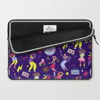 Disco people pattern Laptop Sleeve Gallery Image 2
