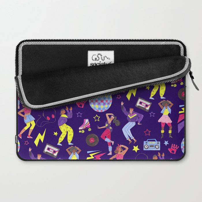 Disco people pattern Laptop Sleeve Gallery Image 2