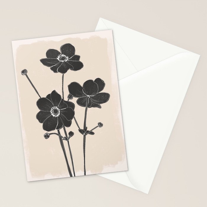 Flowers 3 Stationery Card Gallery Image 2