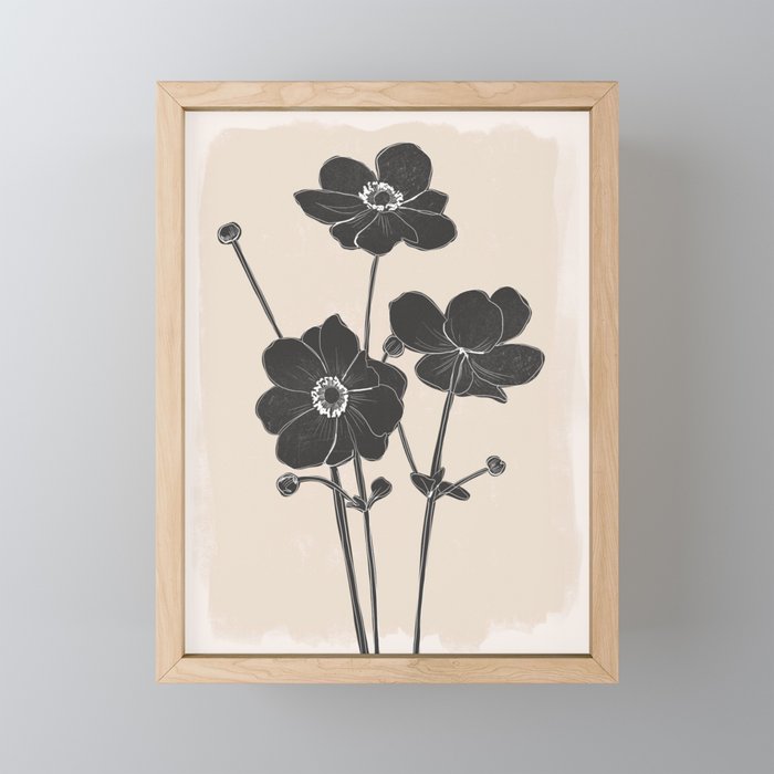 Flowers 3 Mini Art Print Gallery Image 1