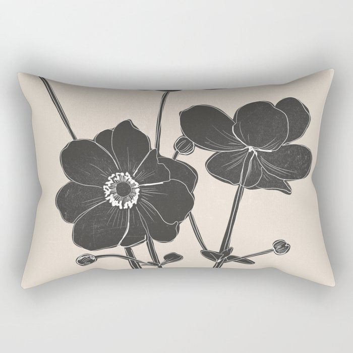 Flowers 3 Rectangular Pillow Gallery Image 1