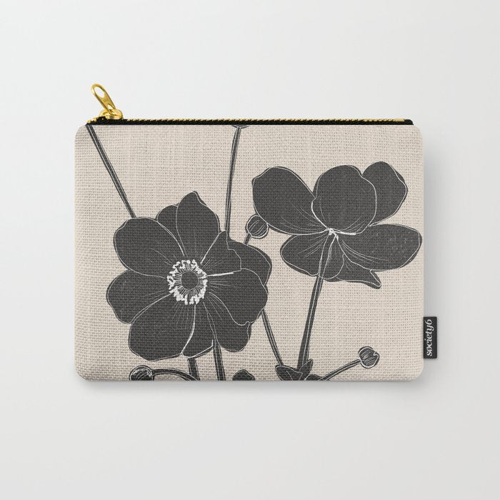 Flowers 3 Carry All Pouch Gallery Image 1