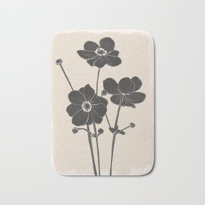 Flowers 3 Bath Mat Gallery Image 1