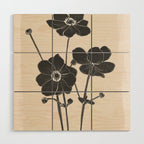 Flowers 3 Wood Wall Art Gallery Image 1