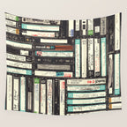 Cassettes Wall Tapestry Gallery Image 4