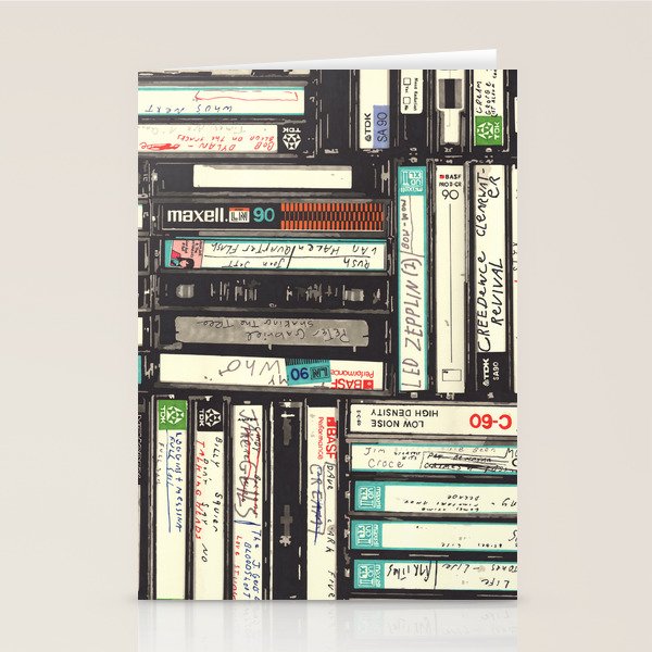 Cassettes Stationery Card Gallery Image 2