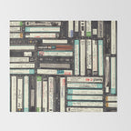 Cassettes Throw Blanket Gallery Image 2