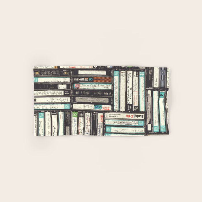 Cassettes Bath Towel Gallery Image 1