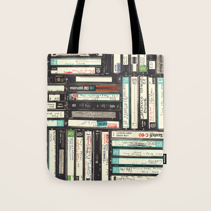 Cassettes Tote Bag Gallery Image 1
