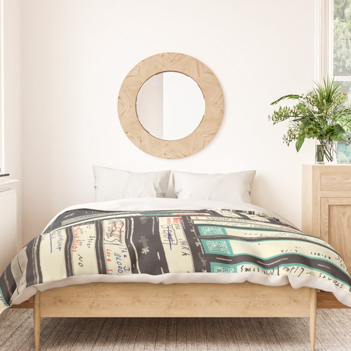 Cassettes Duvet Cover Gallery Image 3