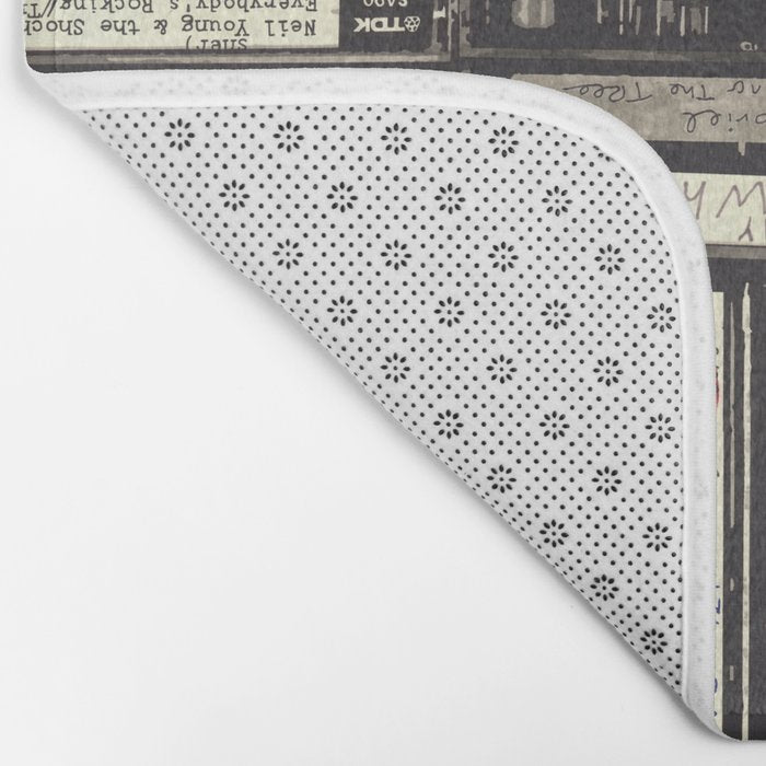 Cassettes Bath Mat Gallery Image 2