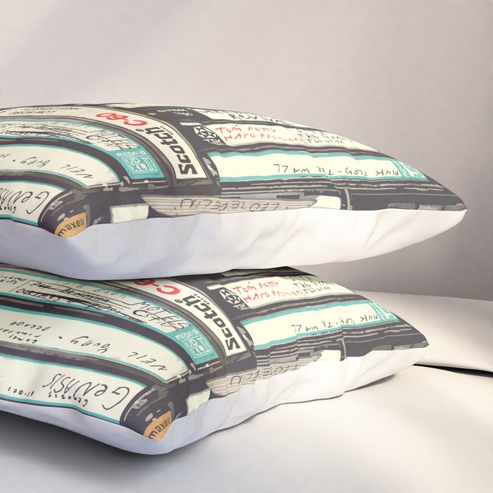Cassettes Pillow Sham Gallery Image 3