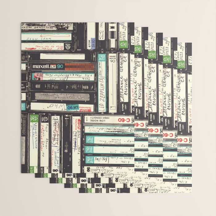 Cassettes Wrapping Paper Gallery Image 3