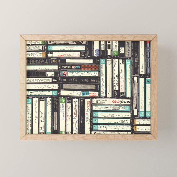 Cassettes Mini Art Print Gallery Image 1