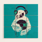 Record Bear Wood Wall Art Gallery Image 1