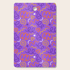Fun halloween cartoon doodle art pattern Cutting Board Gallery Image 1