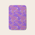 Fun halloween cartoon doodle art pattern Bath Mat Gallery Image 1
