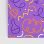 Fun halloween cartoon doodle art pattern Poster Gallery Image 3