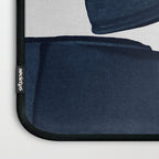 Minimalist Painting Blue III, Mid Century Modern Laptop Sleeve Gallery Image 3