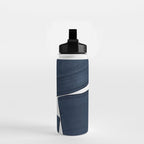 Minimalist Painting Blue III, Mid Century Modern Water Bottle Gallery Image 2
