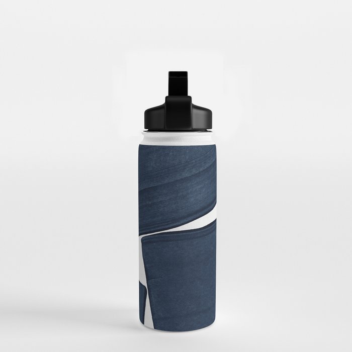 Minimalist Painting Blue III, Mid Century Modern Water Bottle Gallery Image 2