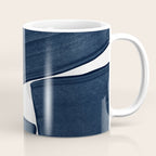 Minimalist Painting Blue III, Mid Century Modern Coffee Mug Gallery Image 1