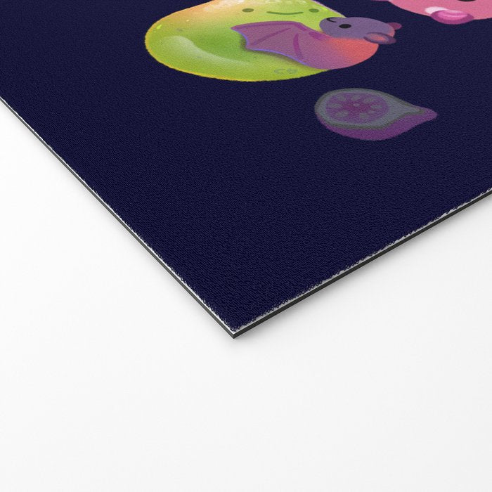 Fruit and bat - dark Welcome Mat Gallery Image 2