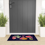 Fruit and bat - dark Welcome Mat Gallery Image 3