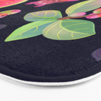Fruit and bat - dark Bath Mat Gallery Image 3