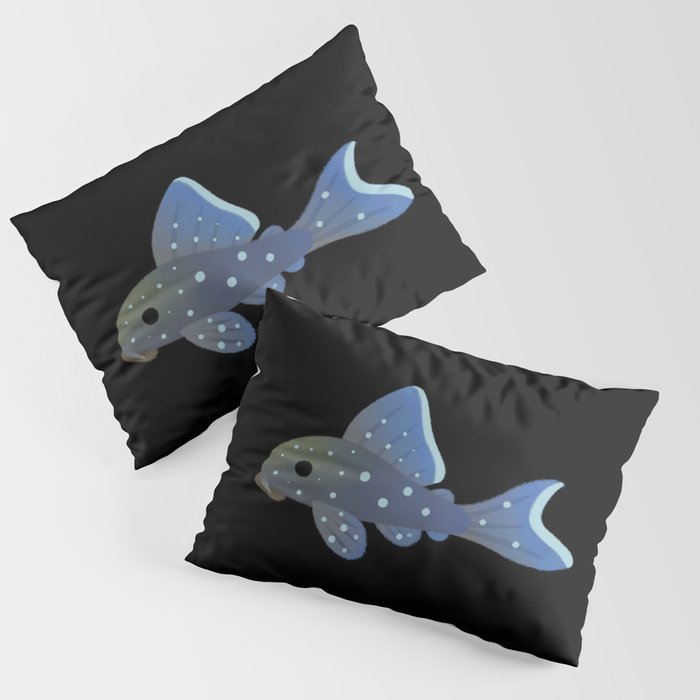 Pleco! - white Pillow Sham Gallery Image 3