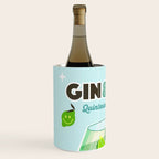 Gin and Tonic Retro Cocktail - Aqua blue green Wine Chiller Gallery Image 2