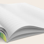 Gin and Tonic Retro Cocktail - Aqua blue green Notebook Gallery Image 2