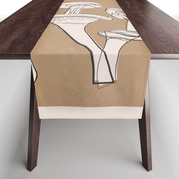 Abstract Mushrooms 13 Table Runner Gallery Image 1